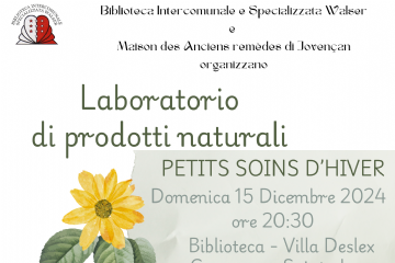Laboratorio di prodotti naturali