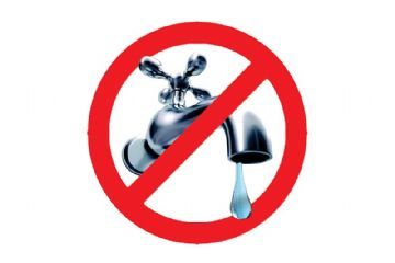 sospensione erogazione dell'acqua